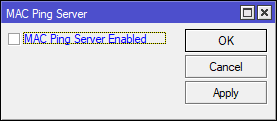 mikrotik mac ping server