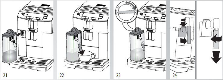 delongi primadonna s deluxe user manual pictires block 6