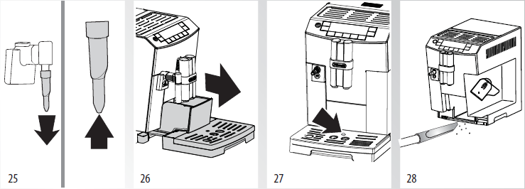 delongi primadonna s deluxe user manual pictires block 7