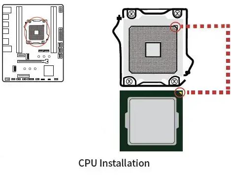HUANANZHI X99-QD4 motherboard cpu installation