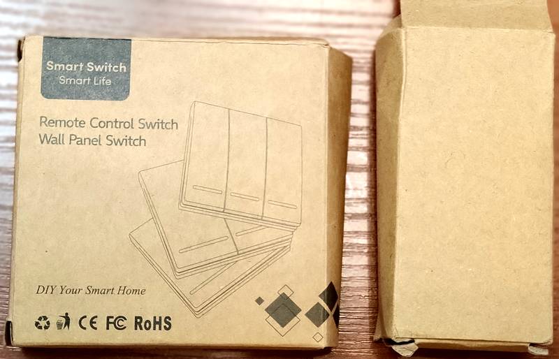 smart relay and switch 433mhz packaging