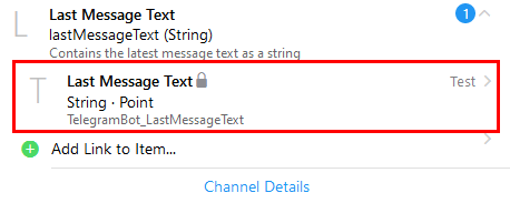 openhab 3 telegram items last message text